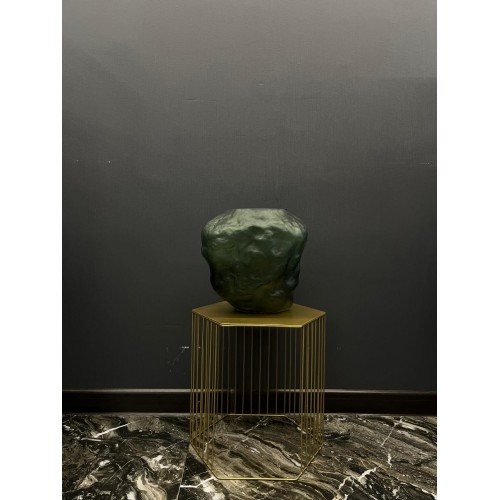 Паскаль (зеленый) Ваза стеклянная матовая 33.5х23х30.5см Sofi De MarkO