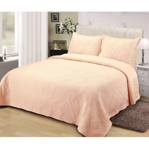 Скарлет (персик) Покрывало 240х260 Sofi De MarkO