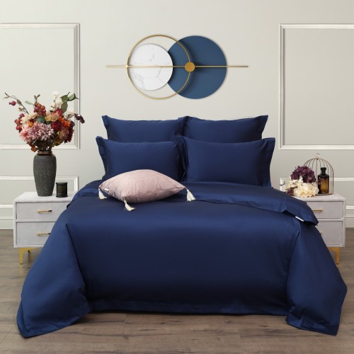 Моно (сапфир) комплект постельного белья Евро Sofi De MarkO