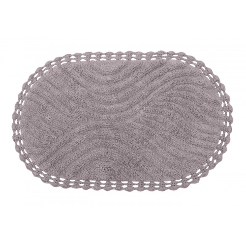 SIERRA (серо-лиловый) Коврик для ванной кружевной 60х100 Sofi De MarkO