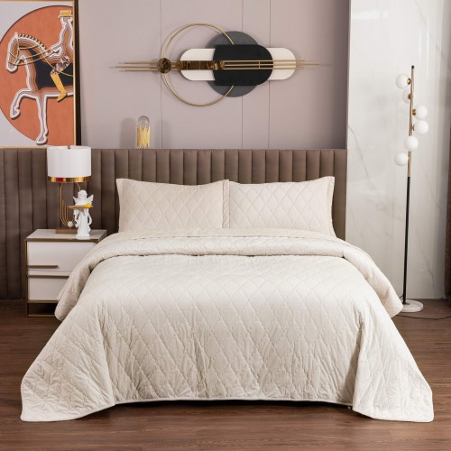 Деметра (крем) Покрывало 240х260 Sofi De MarkO