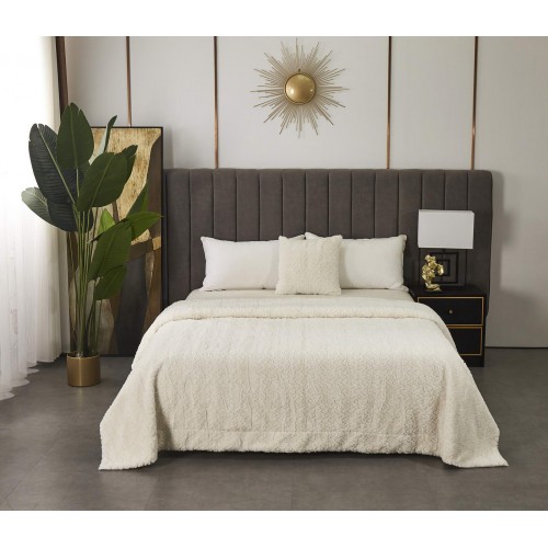 Теодор (белое) Покрывало 160х220 Sofi De MarkO