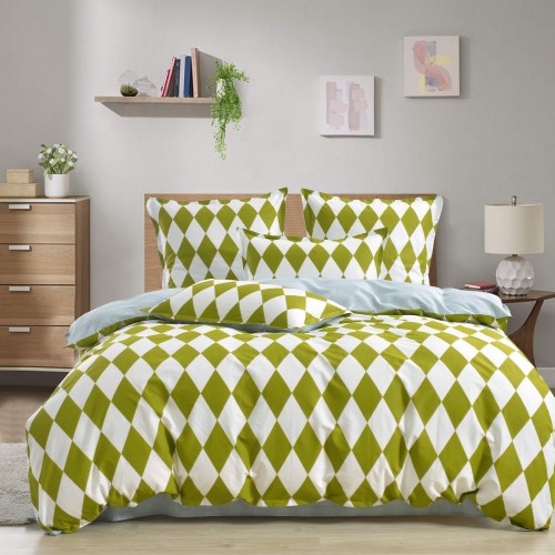 Локи (зеленый) комплект постельного белья сатин Евро Sofi De MarkO