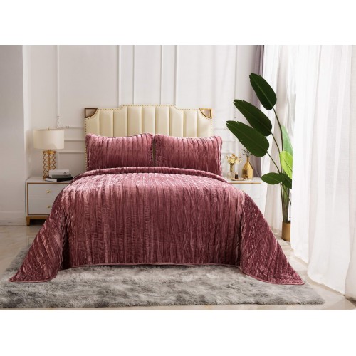 Теона (пепел роза) Покрывало 240х260 Sofi De MarkO