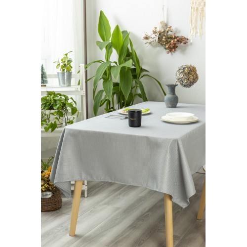 Индира (серая) Скатерть 140х220 Sofi De MarkO