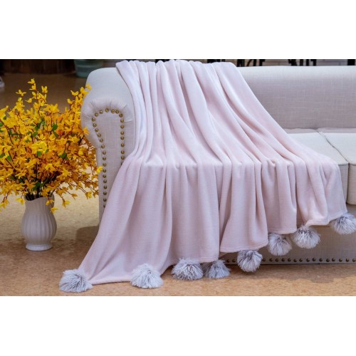 Fluffy ball (пудра) Покрывало 220х240 Sofi De MarkO