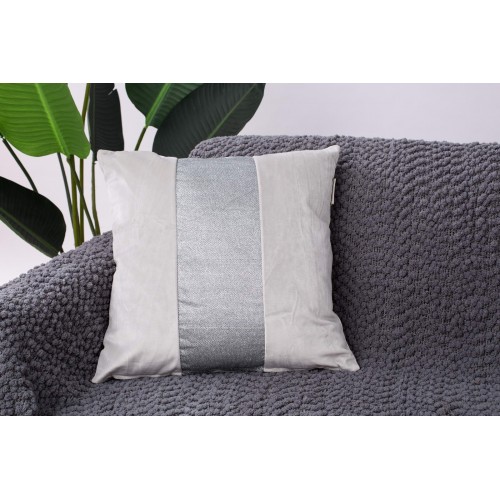 Амели (светло серая) Наволочка 45х45