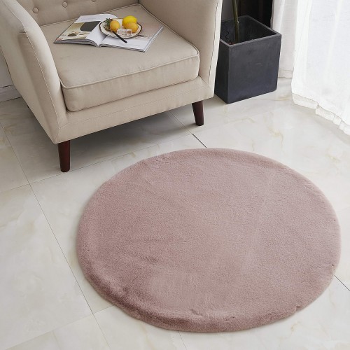 Коврик Плюшевый (пепел роза) 100х100 Sofi De MarkO