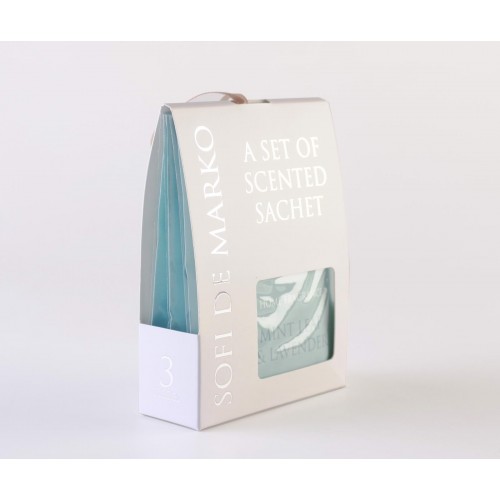 MINT LEAF & LAVENDER Ароматическое саше 3шт Sofi De MarkO