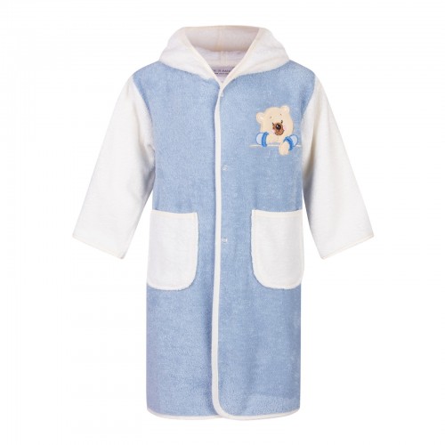 Барни (голубой) Халат детский 2-3 года Sofi De MarkO