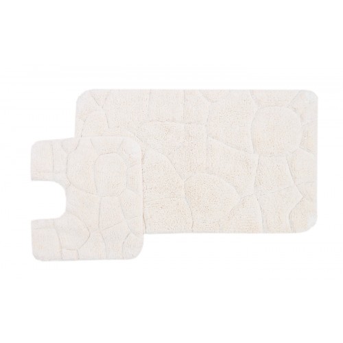Moretto (крем) набор ковриков для ванной комнаты 60х100 и 50х50см Sofi De MarkO