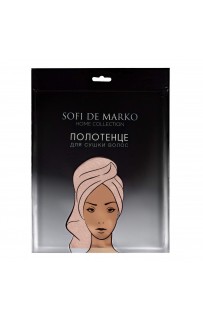 Beatrice (чайная роза) полотенце для сушки волос 26х58см Sofi De Marko