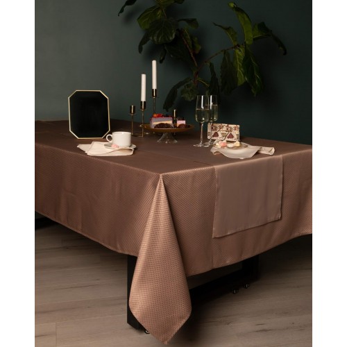 Ирида (кофе) Скатерть 150х220 Sofi De MarkO