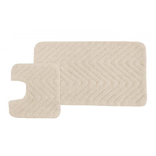 Vittorio (беж) набор ковриков для ванной комнаты 60х100 и 50х50см Sofi De MarkO