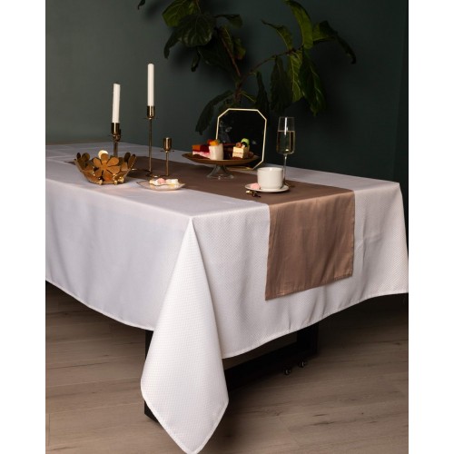 Ирида (белая) Скатерть 140х180 Sofi De MarkO