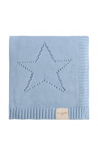 Asterisk (голубой) Плед Детский 70х90 Sofi De MarkO