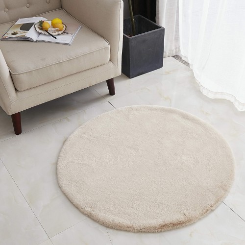 Коврик Плюшевый (беж) 100х100 Sofi De MarkO