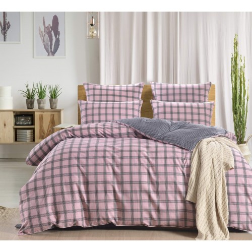 Верон (розовый) комплект постельного белья Сатин 2х Sofi De MarkO