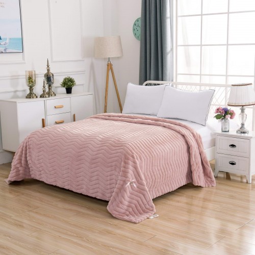 Климентина (розовая) Покрывало 210х230 Sofi De MarkO