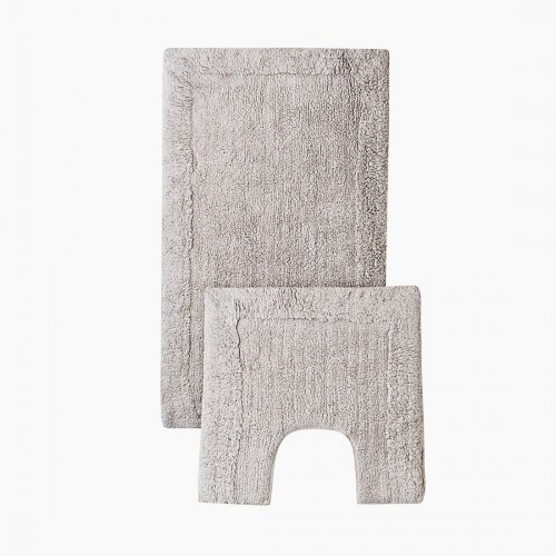 LUNA (серая) набор ковриков для ванной комнаты 60х100 и 50х50 Sofi De MarkO