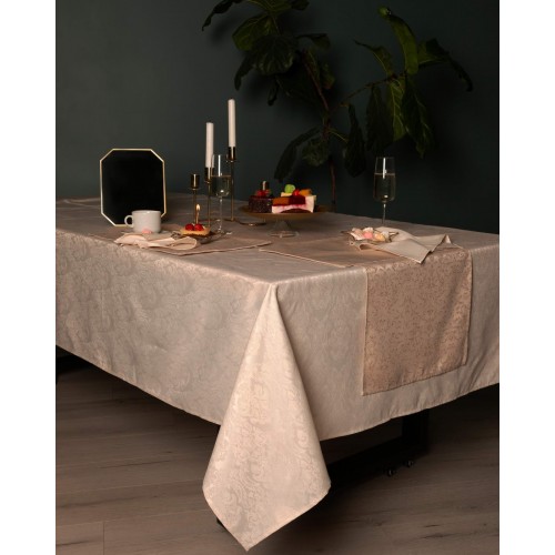 Эллиада (беж) Скатерть 140х180 Sofi De MarkO