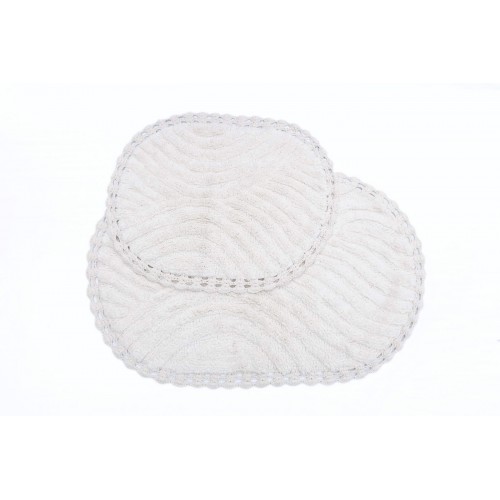 SIERRA (крем) набор ковриков для ванной кружевной 60х100 и 50х70 Sofi De MarkO