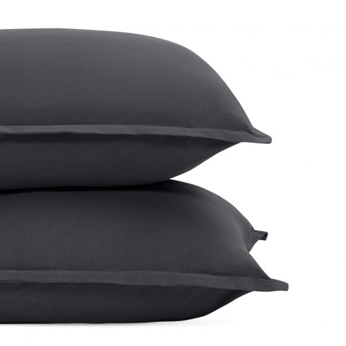 Роланд (антрацит) 50х70 (2шт) Наволочка Трикотаж Sofi De MarkO