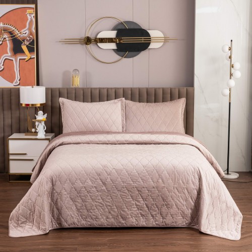 Деметра (пепел роза) Покрывало 240х260 Sofi De MarkO