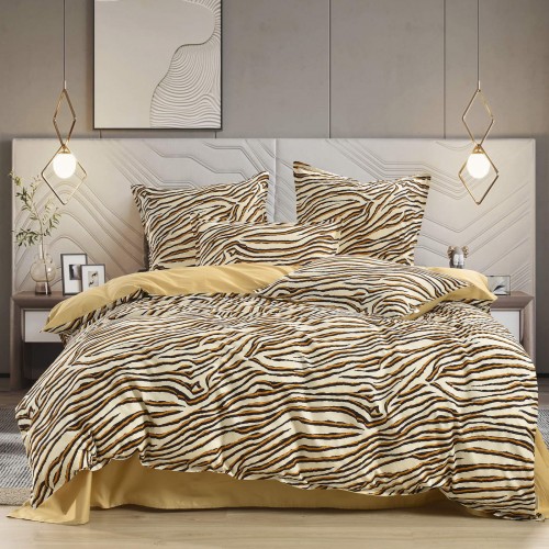 Марти (бронза) комплект постельного белья сатин Евро Sofi De MarkO