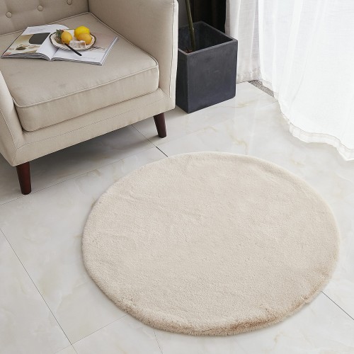 Коврик Плюшевый (беж) 150х150 Sofi De MarkO