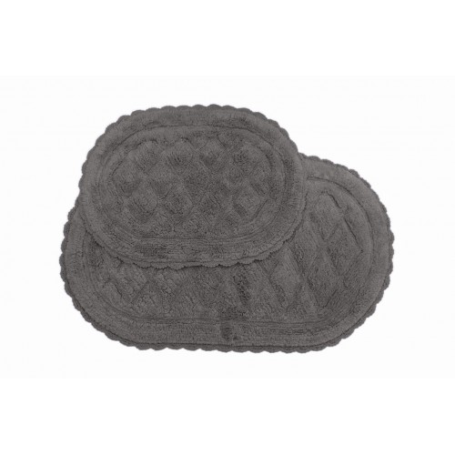 KIMBERLY (антрацит) набор ковриков для ванной 60х100 и 50х70 Sofi De MarkO