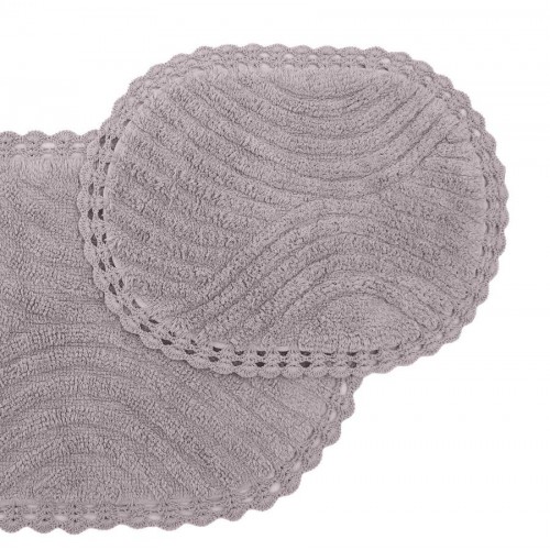 SIERRA (серо-лиловый) Коврик для ванной кружевной 50х70 Sofi De MarkO
