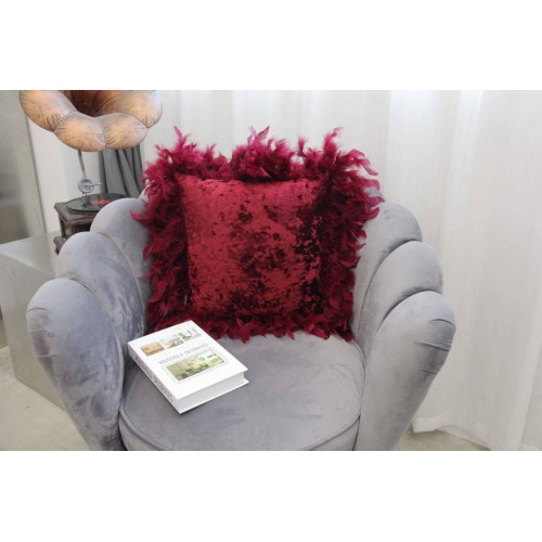 Бурлеск (бордо) Наволочка 40х40 Sofi De MarkO