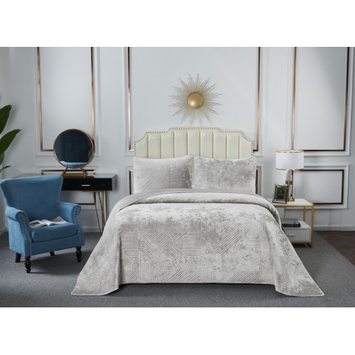 Патрисия (св серый 1) Покрывало 240х260 Sofi De MarkO