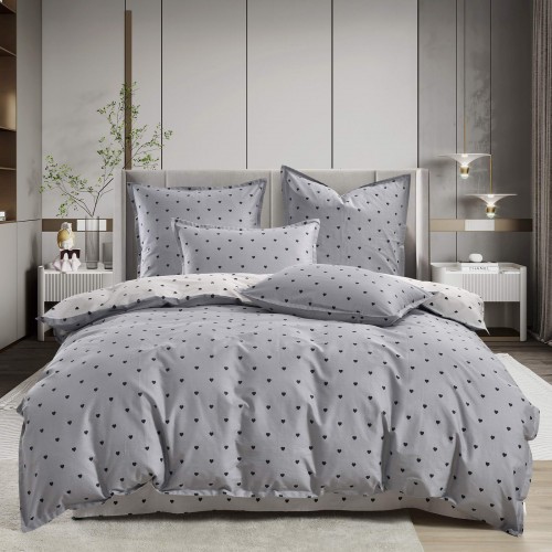 Лайки (серый) комплект постельного белья сатин 7Е Sofi De MarkO