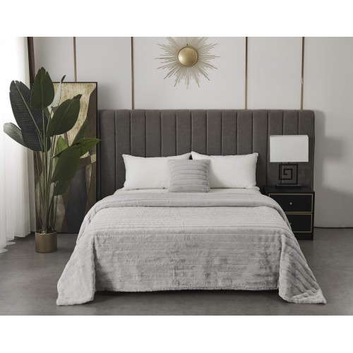 Анабель (серое) Покрывало 220х240