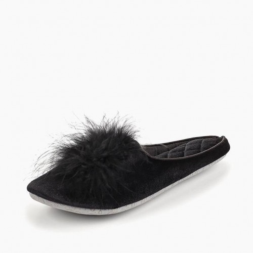 Тапочки №11 (черные) S Женские Sofi De MarkO