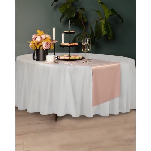 Серенити (белая) Скатерть круглая 160см Sofi De MarkO