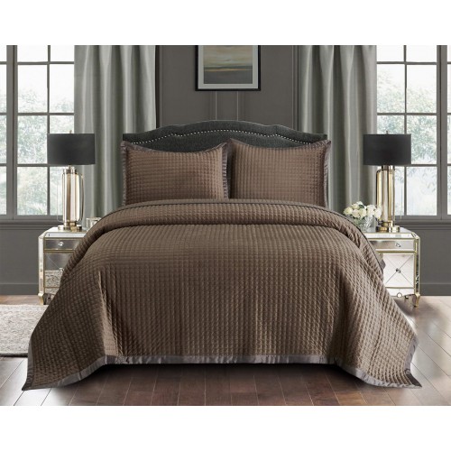 Лоретта (капучино) Покрывало 240х260 Sofi De MarkO