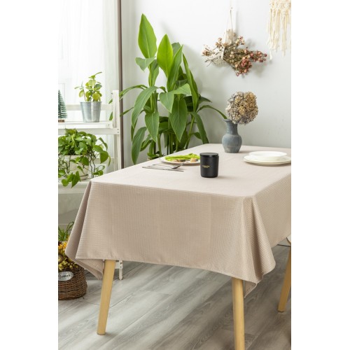 Индира (беж) Скатерть 140х220 Sofi De MarkO