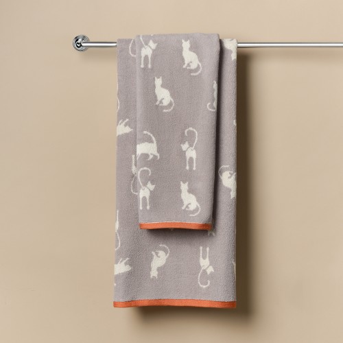 Kitty (серое) 70х140 Полотенце Махровое Sofi De MarkO