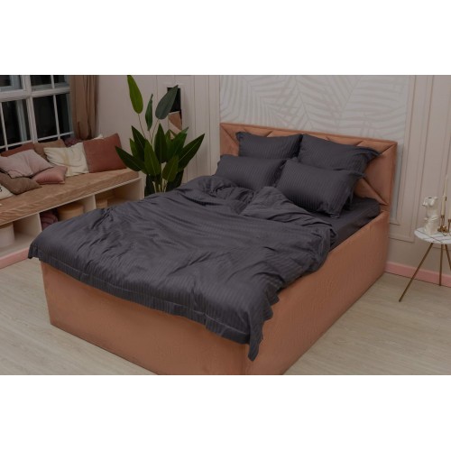 Моне (антрацит) страйп сатин 7Е Sofi De MarkO