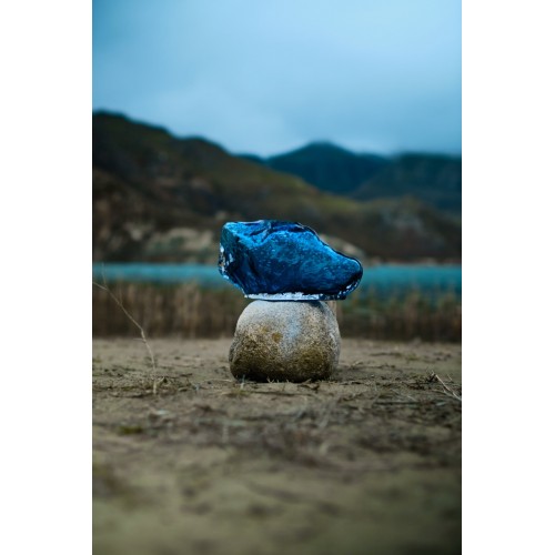 Ирен (синяя) Ваза стеклянная 32х14х17см Sofi De MarkO