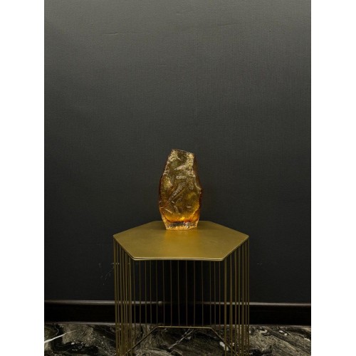 Ирен (янтарь) Ваза стеклянная 16х12х26см Sofi De MarkO