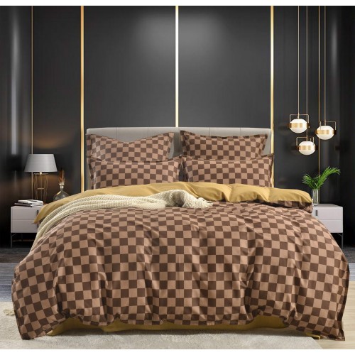 Кимберли (кофе) комплект постельного белья сатин 7Е Sofi De MarkO