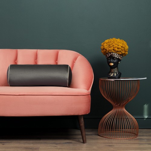 Блейк (антрацит) Подушка-валик 50х18х18 Sofi De MarkO