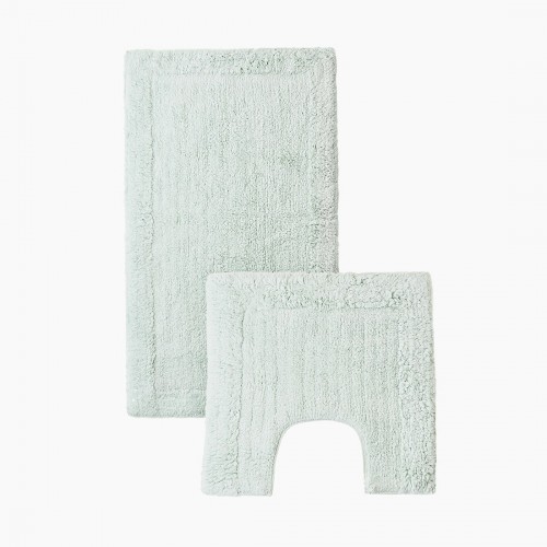 LUNA (ментол) набор ковриков для ванной комнаты 60х100 и 50х50 Sofi De MarkO