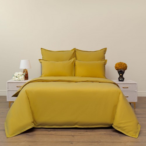 Саммер (горчичный) комплект постельного белья 1.6 Sofi De MarkO