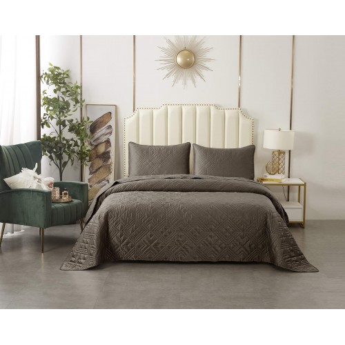 Себастьян (шоколад) Покрывало 230х250 Sofi De MarkO