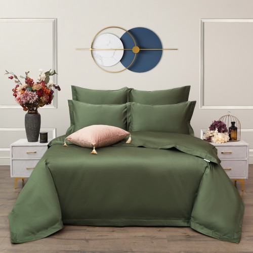 Моно (малахит) комплект постельного белья Евро Макси Sofi De MarkO